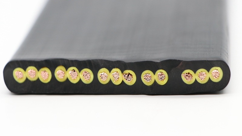 阻燃行车专用扁电缆ZC-YFFB 12＊2.5